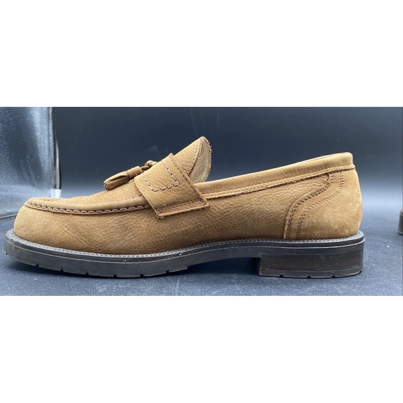 Aerosoles Men\'s Brown Leather Tassel Loafer Driving Moccasin Sz 10 Slip On Shoes main image 15